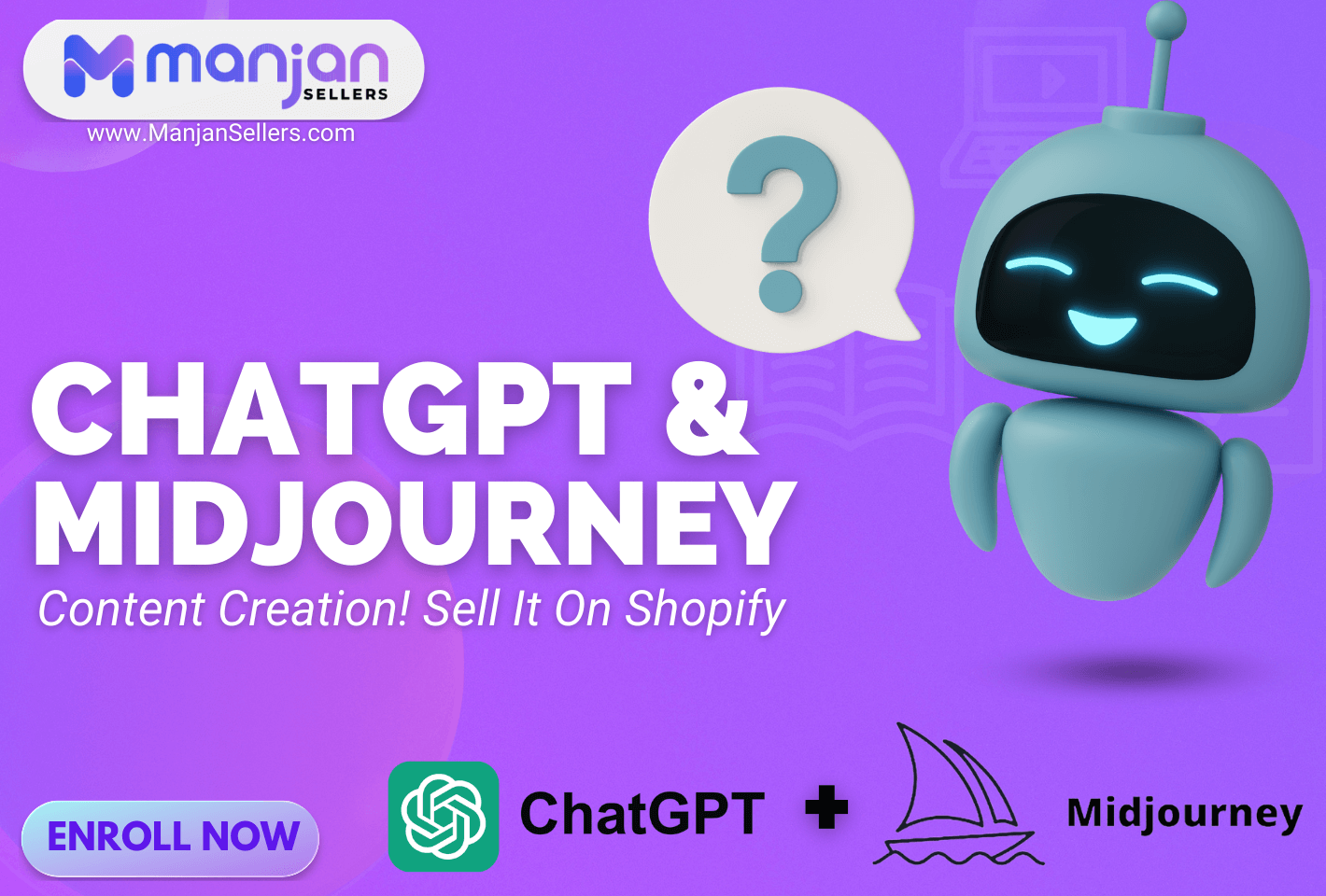 Learn AI content creation with ChatGPT and Midjourney